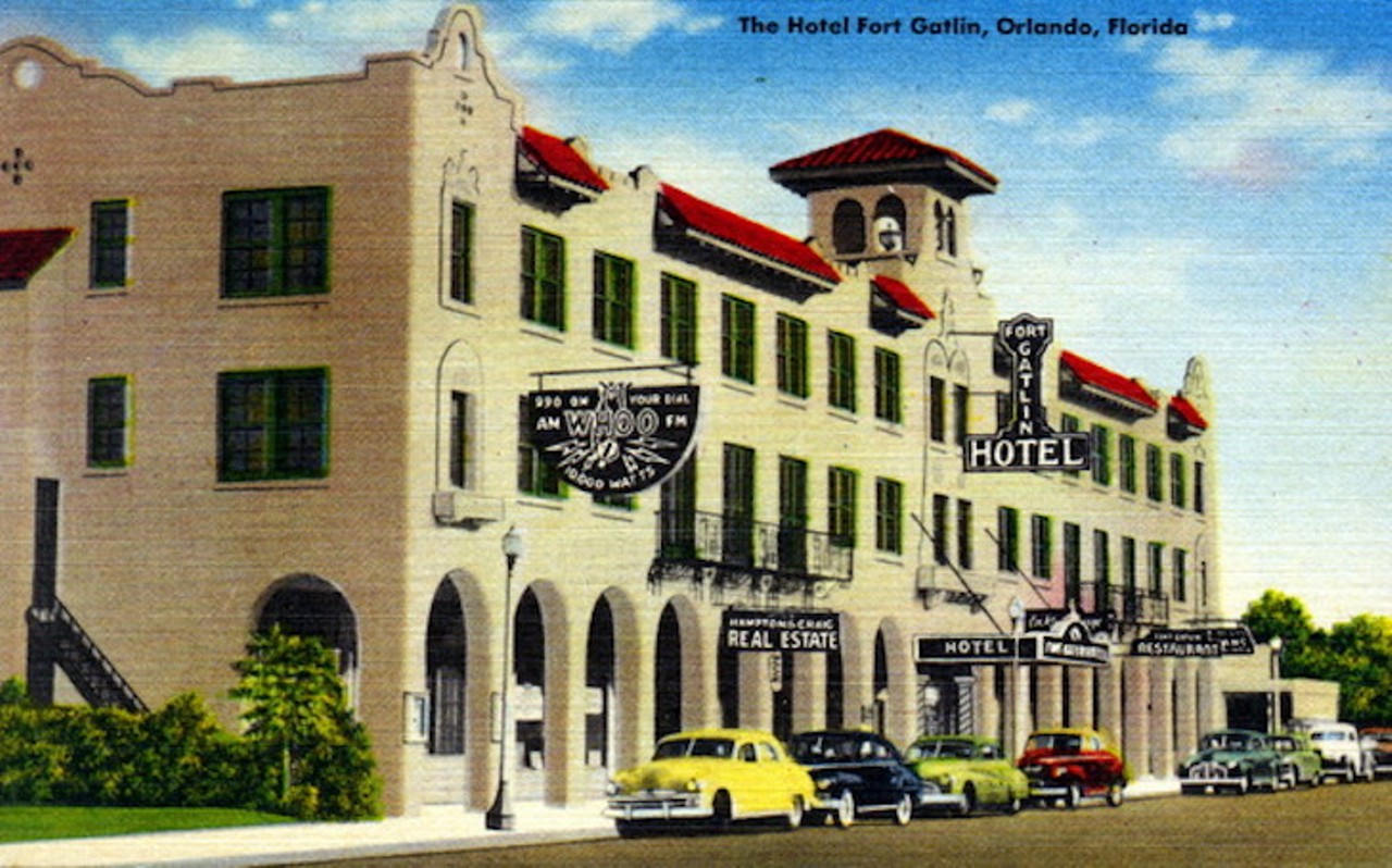 The Hotel Fort Gatlin in Orlando, published sometime in the 1900s.