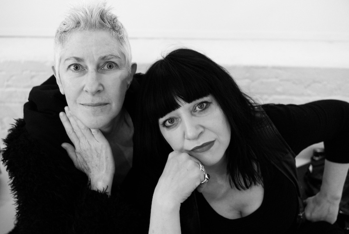Filmmaker Beth B with Lydia Lunch