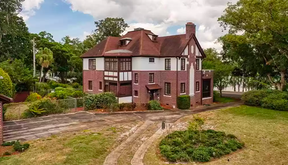 This 1920s Tudor in College Park nestled between two lakes is on sale for $2.1 million
