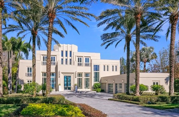 This art-deco palace home is still on the market in Orlando for $12 million