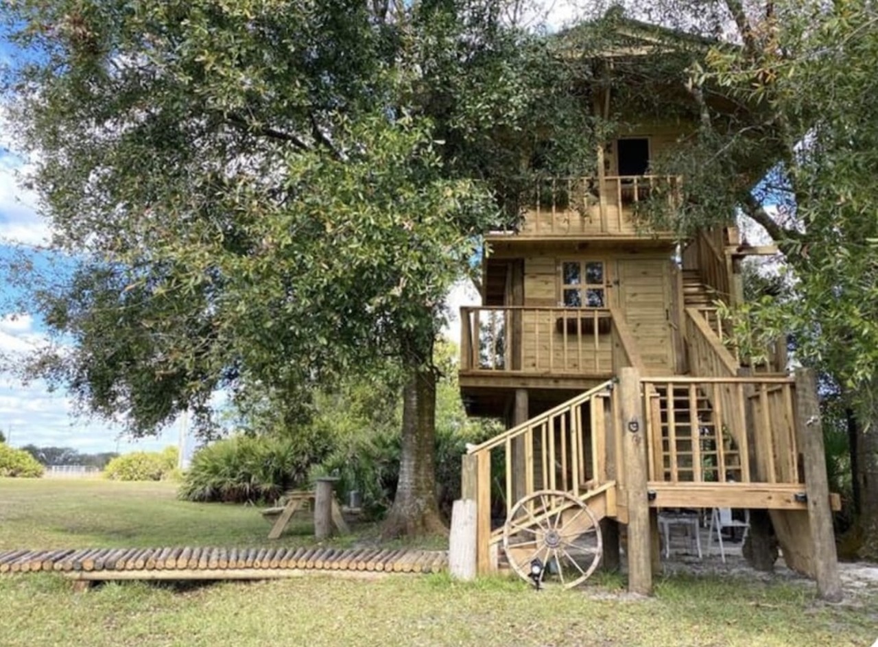 This Florida home for sale comes with its own private airport and a three-story treehouse