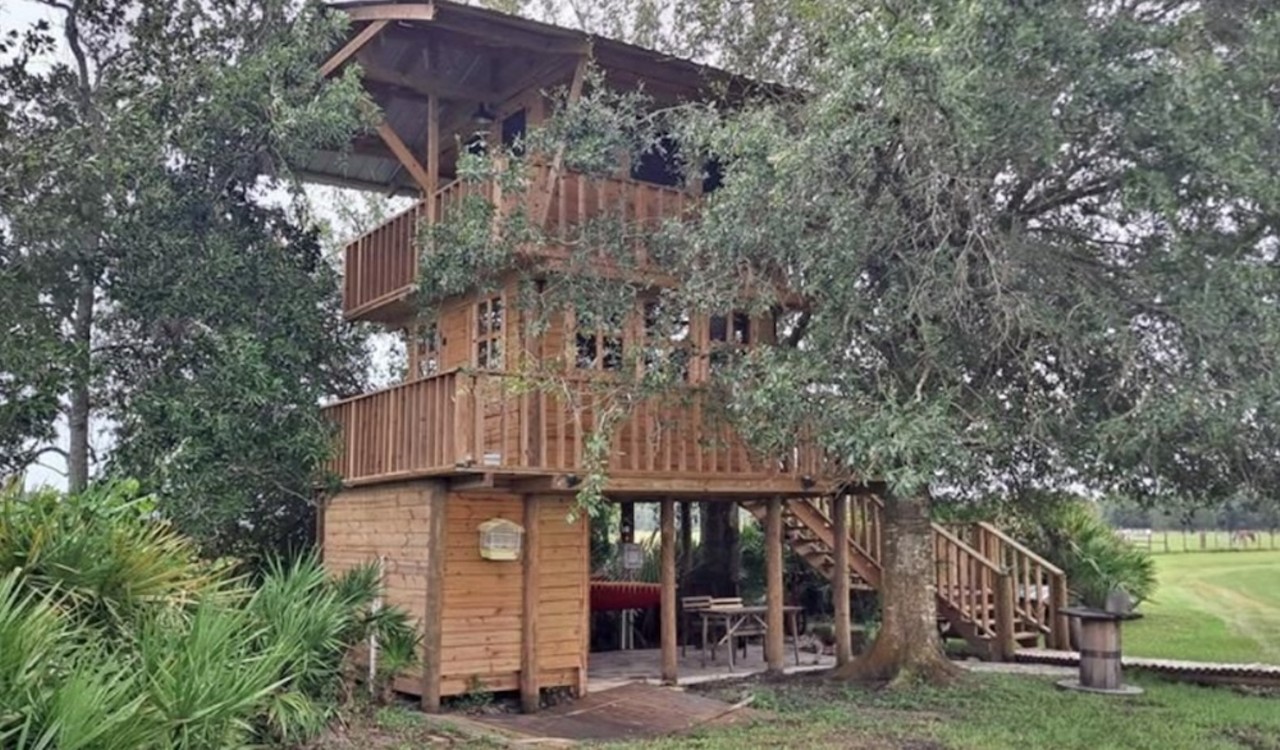 This Florida home for sale comes with its own private airport and a three-story treehouse