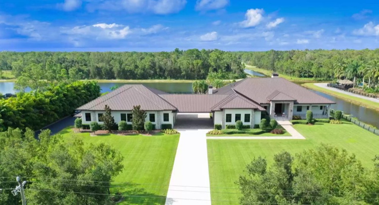 This Florida man cave mansion comes with an indoor gun range