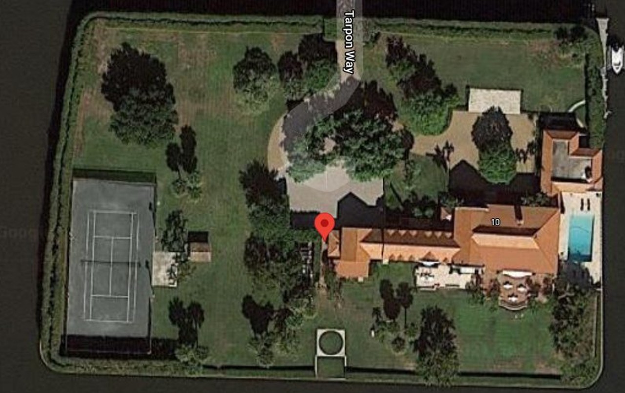 Satellite photograph of the current property via Google Maps.