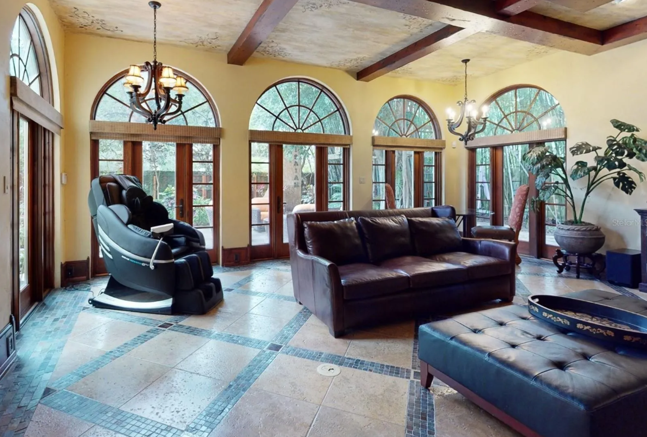 This luxury Orlando home comes with an American Ninja Warrior training setup