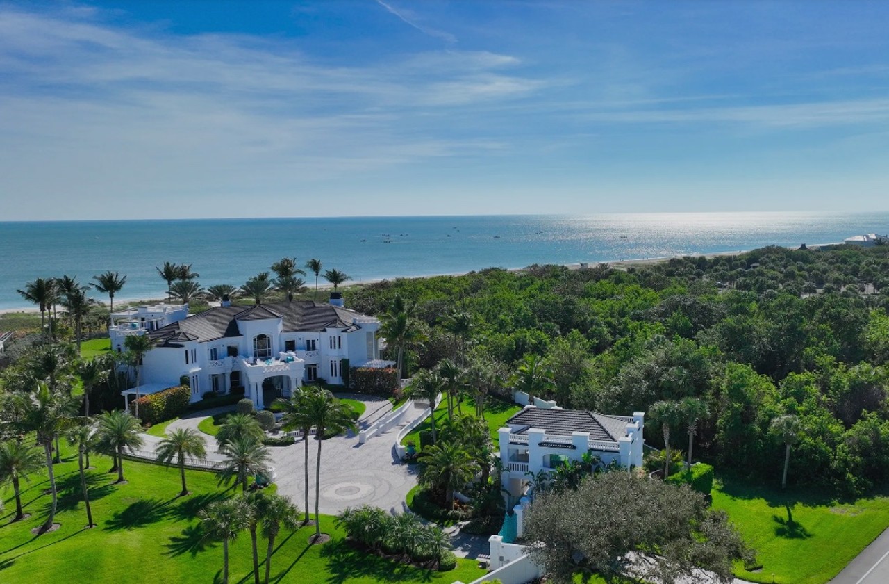 This massive Florida mansion, once priced at $60 million, is now up for auction