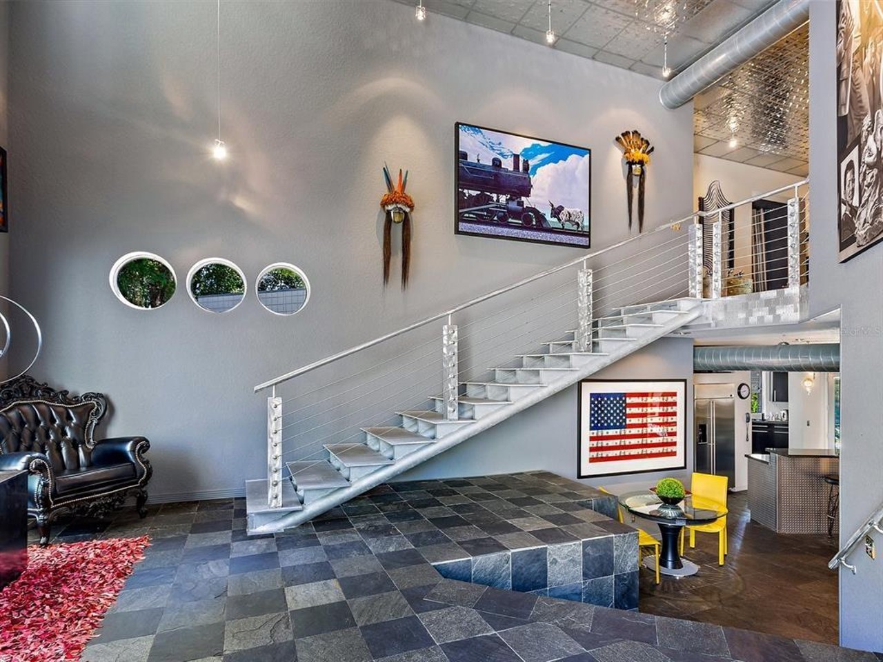 This metallic Florida mansion is built for the zombie apocalypse