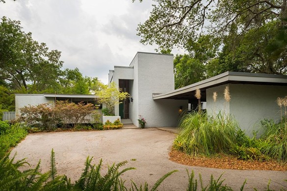 This modern home was the personal residence of the architect of Orlando's downtown library
