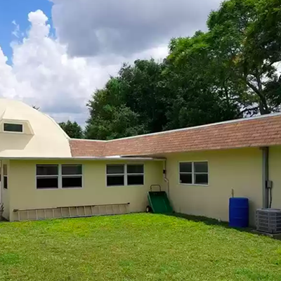 This Orlando dome home/ranch is perfect for a non-committal homeowner at $417K