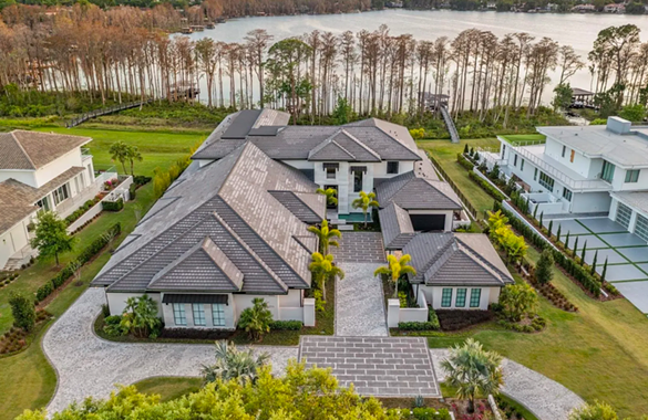 This Orlando home comes with a full-size indoor basketball court for $16.5 million