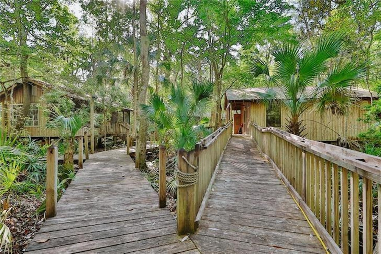 This property offers the rare opportunity to live directly on a Florida spring