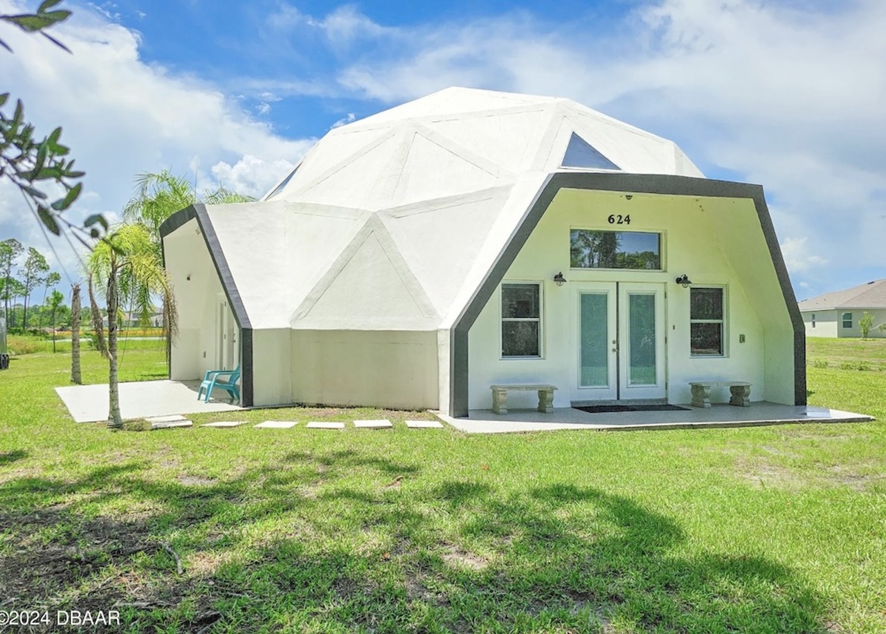 This rare Central Florida concrete dome home is now for sale for $620K