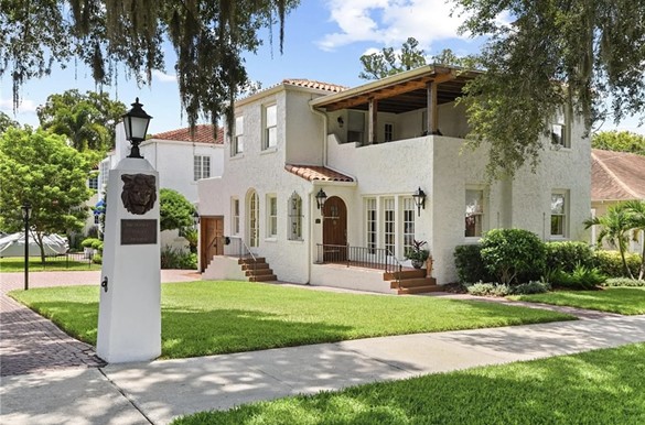 This rare, nearly century-old Lake Eola Heights home filled with antiques is now for sale