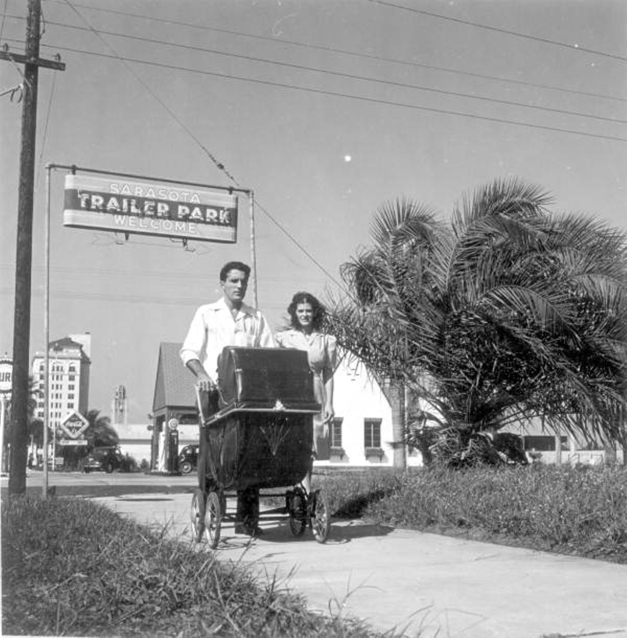 Trailer park in Sarasota, 1946
