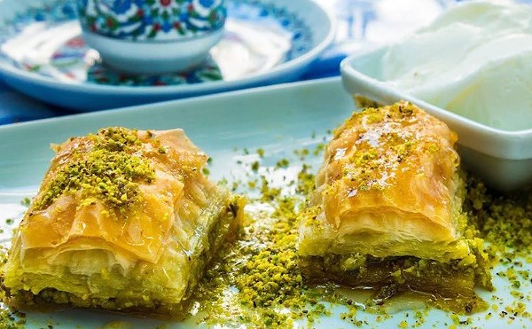 Get your baklava fix at the newly-opened Blue Amphora