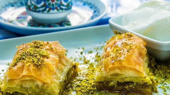 Get your baklava fix at the newly-opened Blue Amphora
