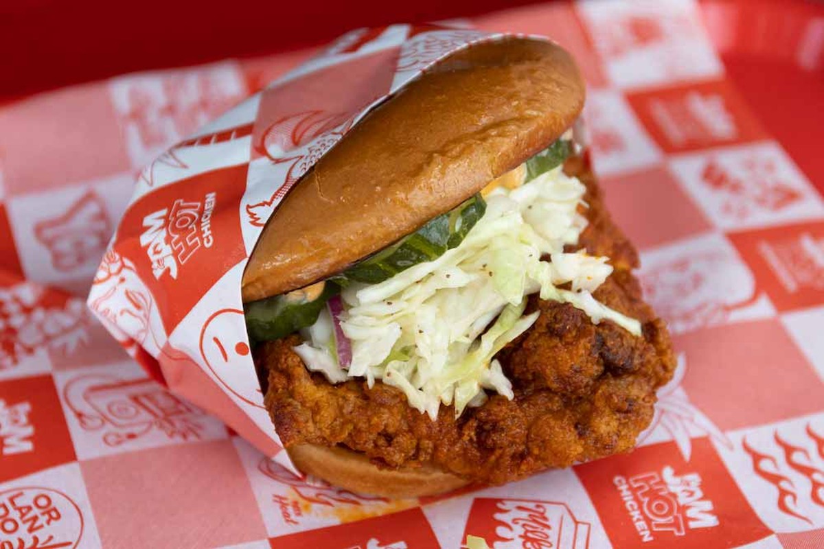 Even in a town with multiple excellent hot chicken options, JAM serves a fabulous chicken sandwich.