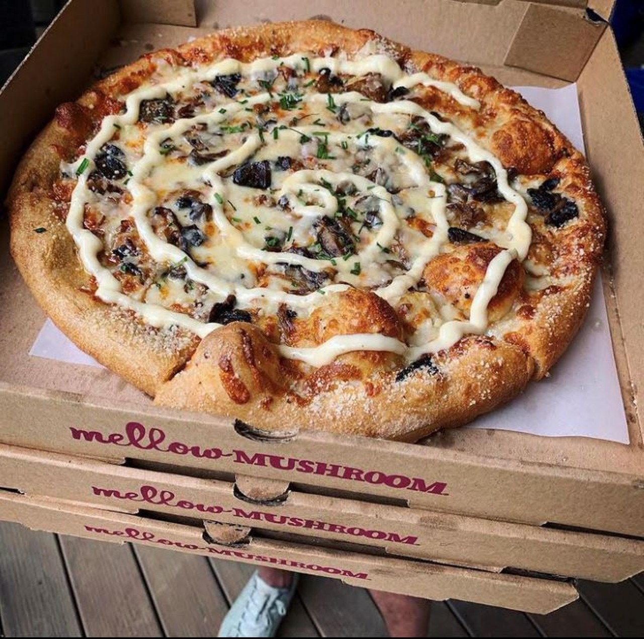 Mellow Mushroom 
Various locations
You can eat at Mellow Mushroom and rest assured that every pizza will be made with the best quality ingredients in order to meet their &#147;higher order of pizza&#148; philosophy. 
Photo via Mellow Mushroom/Instagram