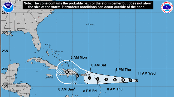 Tropical Depression Seven forms in the Atlantic