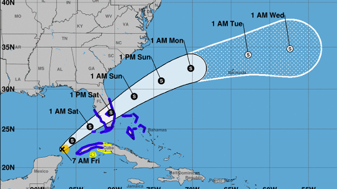 Tropical storm warning issued for Central Florida