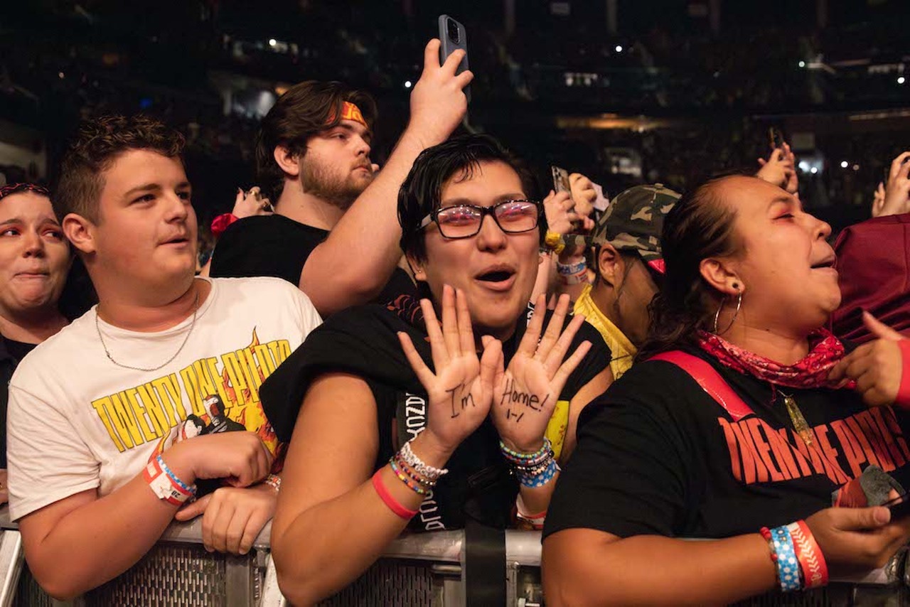 Fans at the Kia Center