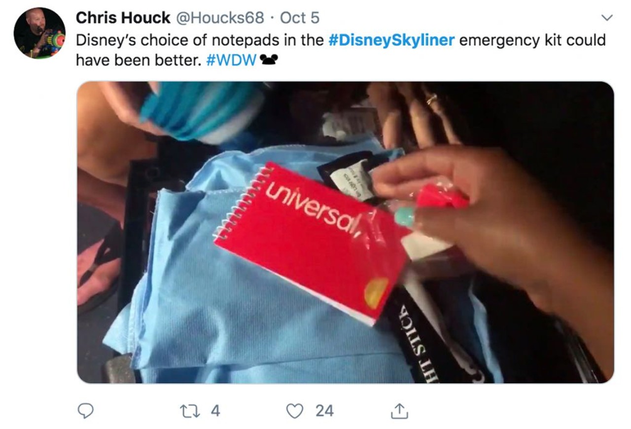 Twitter is savagely roasting Disney's broken Skyliner gondola
