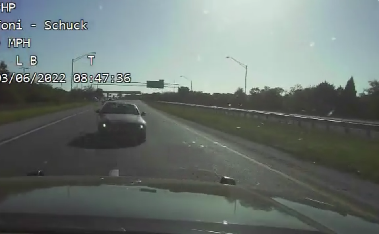 Dashcam video shows Florida Highway Patrol trooper stopping alleged drunk driver from reaching foot race on Sarasota’s Skyway Bridge | Florida News | Orlando