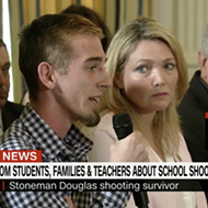Parkland shooting survivor confronts Donald Trump on gun violence in schools