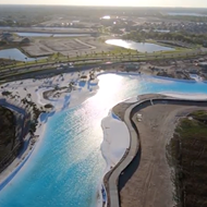 The country's first man-made clear water lagoon opened in Florida last weekend