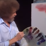 Watch the late Bob Ross paint this happy picture of Florida