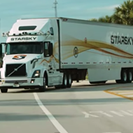A self-driving 18-wheeler was tested on the Florida Turnpike earlier this month