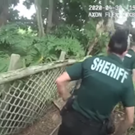 Video footage released of hunt for man camping at abandoned Disney theme park