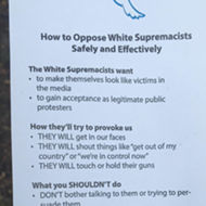 'How to oppose white supremacists safely' fliers handed out at Florida Confederate  rally