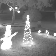 A St. Cloud resident wants to know who beat the shit out of his inflatable snowman