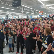 Puerto Rican parranda takes over Kissimmee Walmart