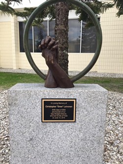 Florida high school installs sculpture dedicated to Pulse victim