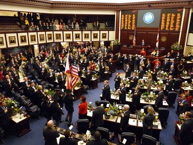 Florida Senate backs armed teachers, rejects assault weapons ban