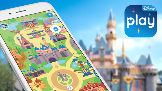 The new Play Disney Parks app - Image via Disney Parks Blog