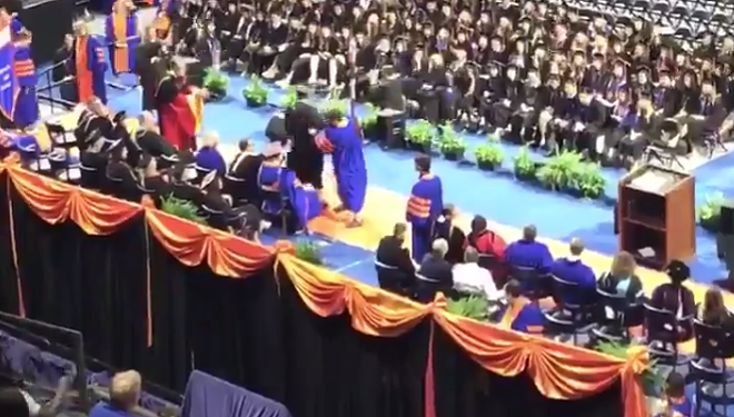 University of Florida apologizes for aggressively pulling black graduates off commencement stage