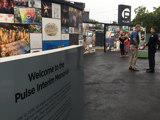 Pulse's new temporary memorial opens to the public today