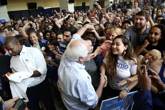Bernie Sanders at UCF: 'The other side has money. Andrew has the people'