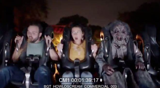 Actor barfs on himself while filming commercial for Busch Gardens' Howl-O-Scream