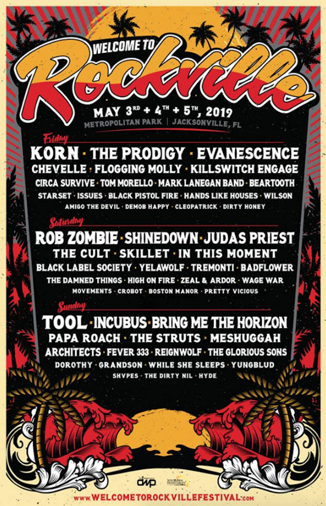 Rob Zombie, Korn and more added to 2019 Welcome to Rockville lineup (3)