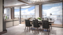 Owners suite onboard a Ritz-Carlton Yacht Collection Azora ship - Image via Ritz-Carlton Yacht Collection