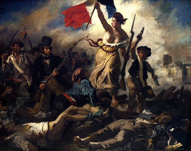 "Liberty leading the people" - Eugène Delacroix