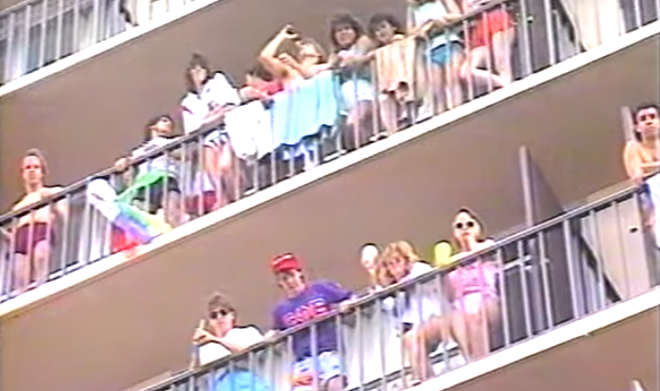 This 1986 news brief on 'rowdy' spring breakers at Daytona Beach belongs in a museum