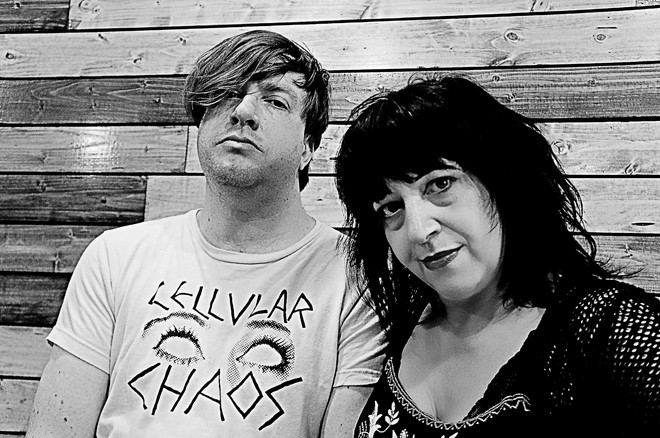 Lydia Lunch and Weasel Walter in Orlando - Jim Leatherman