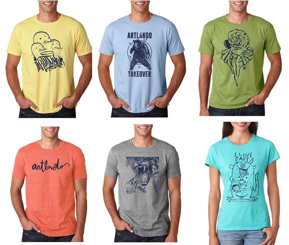 Why have just one Artlando T-shirt when you could have 36 different ones?