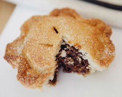 Specialty of the house: the dark chocolate salted caramel hand pie - PHOTO BY HANNAH GLOGOWER