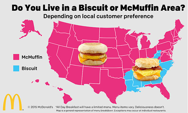 Hash browns, McGriddles left off McDonalds' all-day breakfast menu